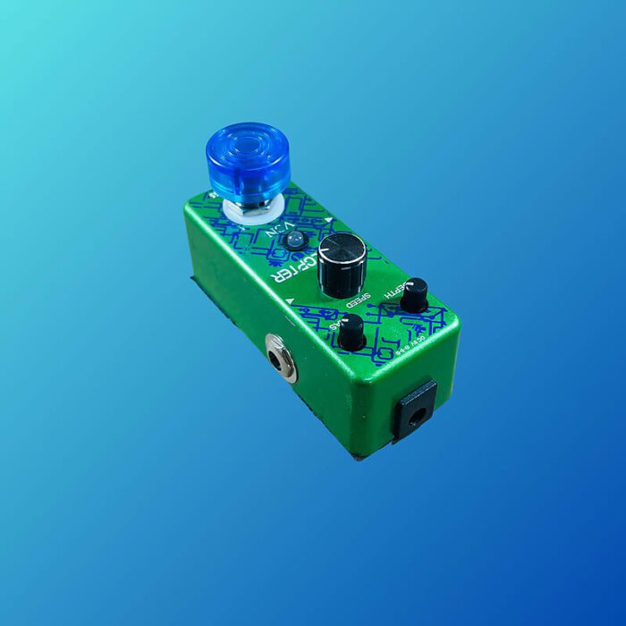 Mooer Trelicopter Tremolo Guitar Effect Pedal 2010s Black - Image 3