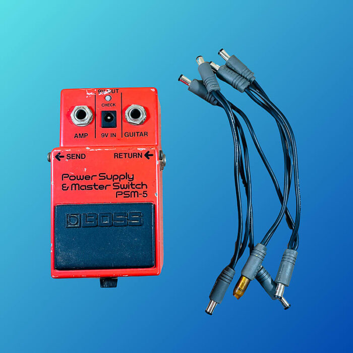 Boss PSM-5 Power Supply & Master Switch (Red Label) 1984 - 1990 Red - Image 4