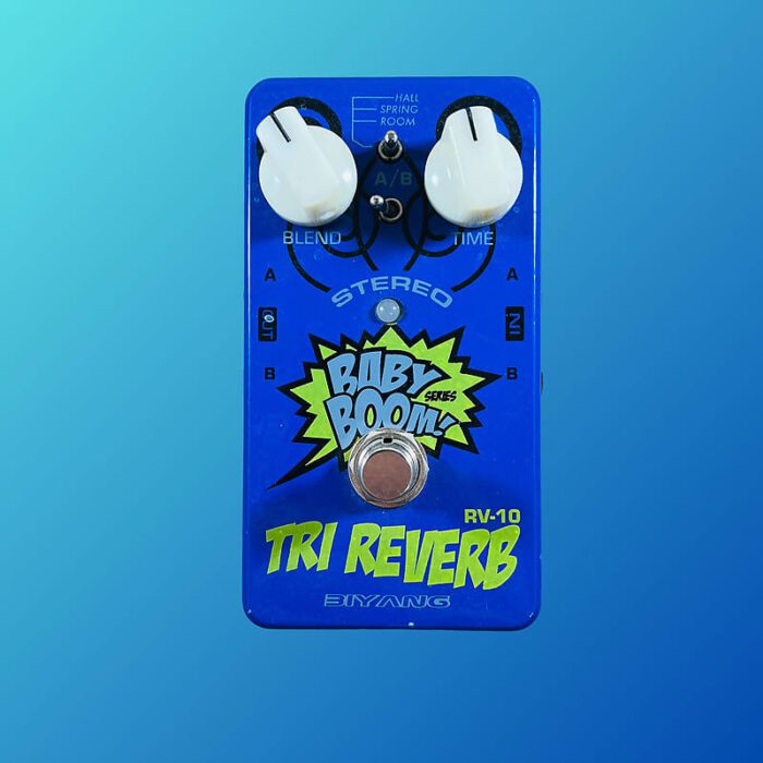Biyang Babyboom RV-10 Tri Reverb 2010s Blue