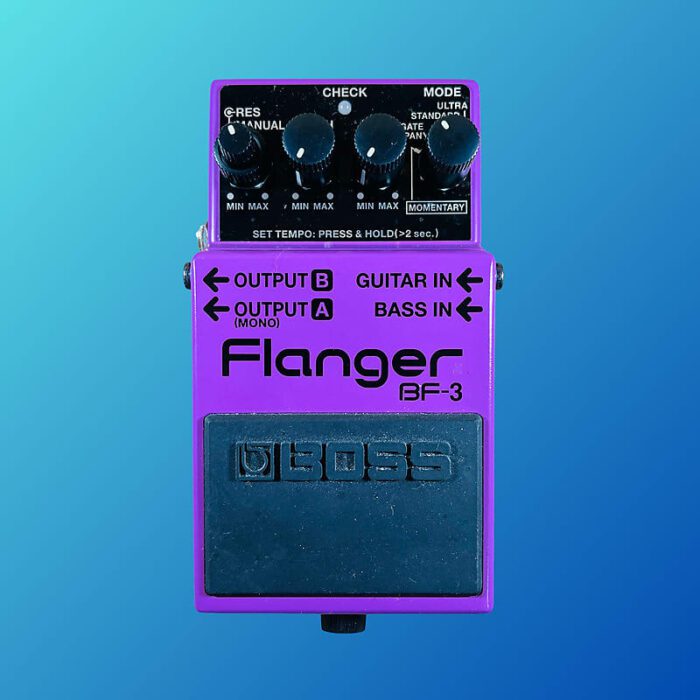 Boss BF-3 Flanger (Dark Gray Label) 2001 - Present Purple