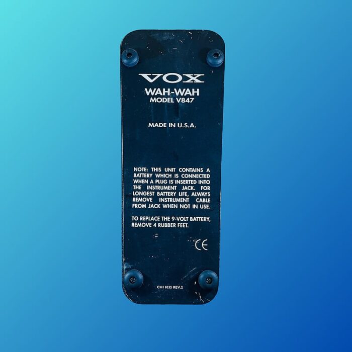 Vox V847 Wah 1994 - 2006 Black / Chrome - Image 2