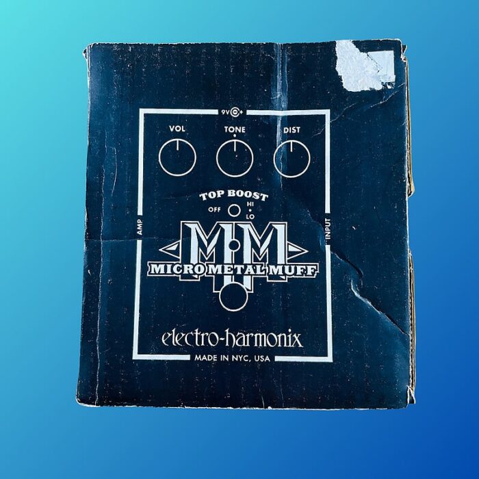 Electro-Harmonix Micro Metal Muff Distortion with Top Boost 2010s Black - Image 4