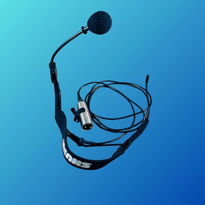 Shure WH20XLR Cardioid Dynamic Headset Mic with XLR Connector 2008 - Present Black
