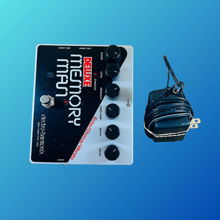 Electro-Harmonix Deluxe Memory Man 550Ms Analog Delay / Chorus / Vibrato 2008 - Present Black / Silver - Image 4