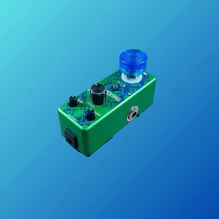 Mooer Trelicopter Tremolo Guitar Effect Pedal 2010s Black - Image 4