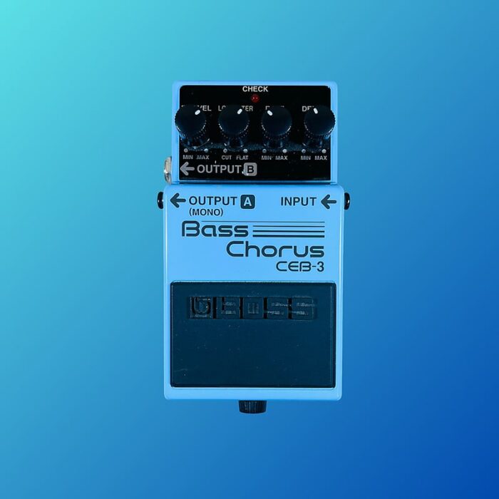 Boss CEB-3 Bass Chorus (Pink Label) 1995 - 2001 Blue