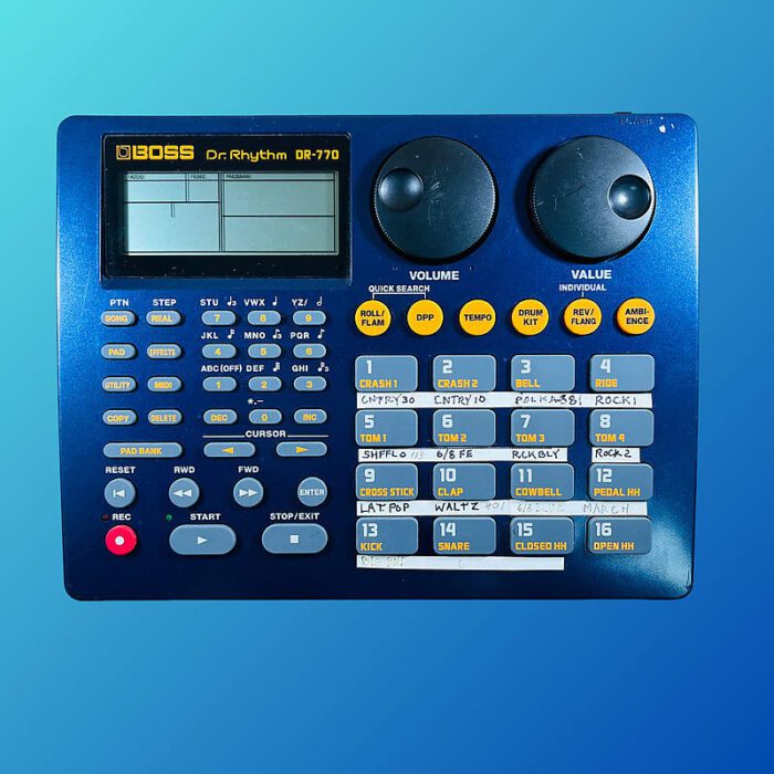 Boss DR-770 Dr. Rhythm 2000s Blue