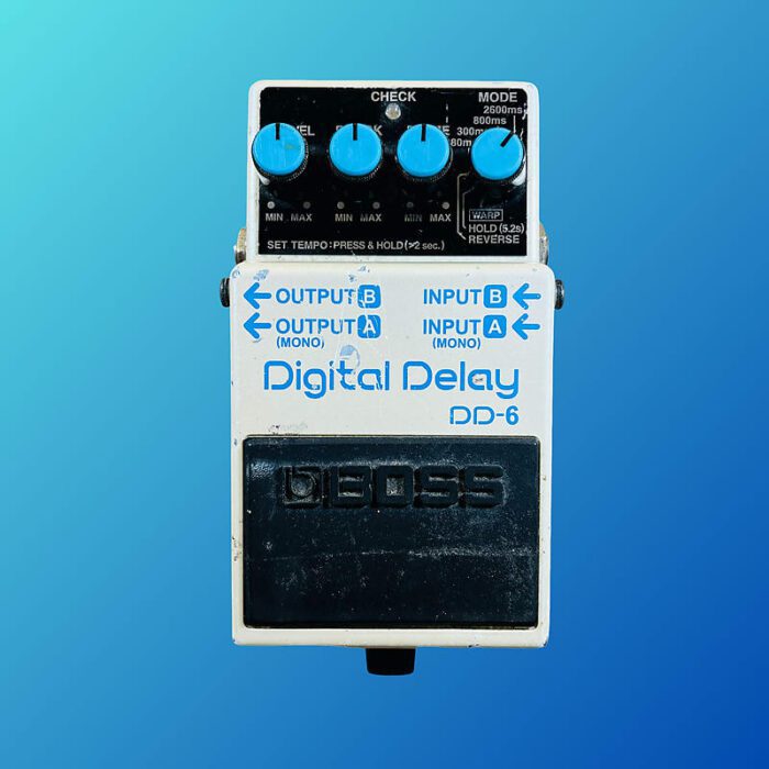 Boss DD-6 Digital Delay (Dark Gray Label) 2002 - 2008 White
