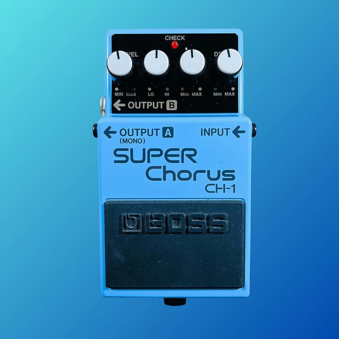 Boss CH-1 Super Chorus (Dark Gray Label) 2001 - Present Blue