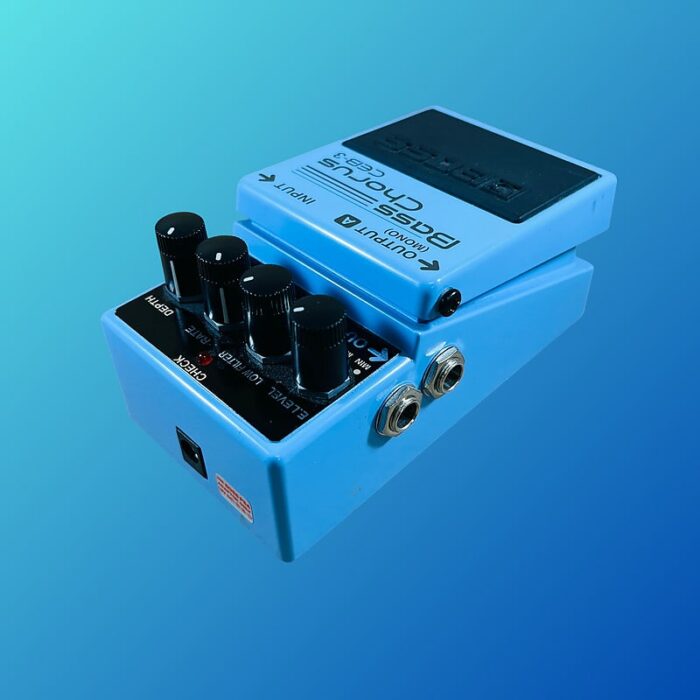 Boss CEB-3 Bass Chorus (Pink Label) 1995 - 2001 Blue - Image 4