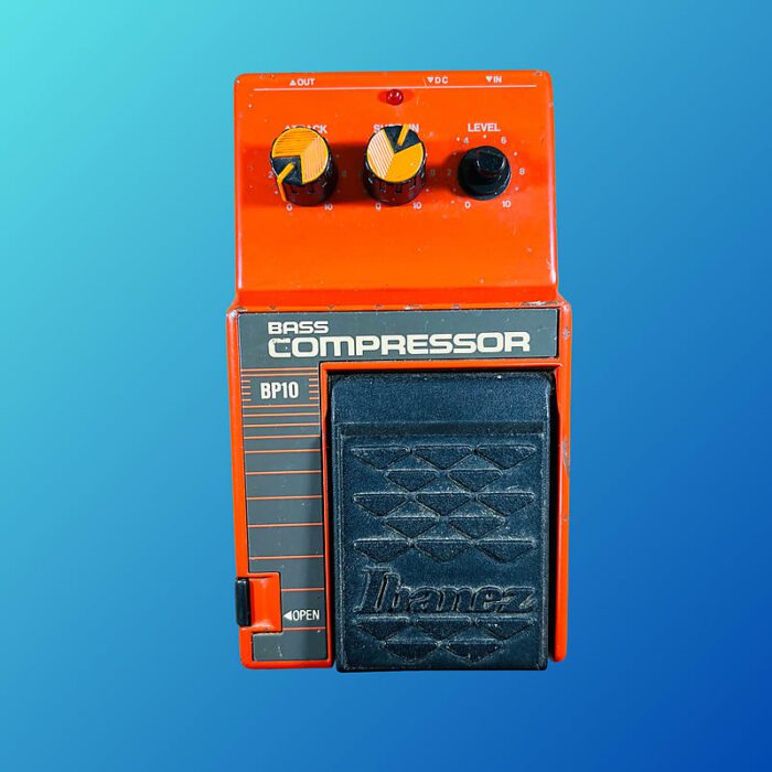 Ibanez BP10 Bass Compressor 1980s Red