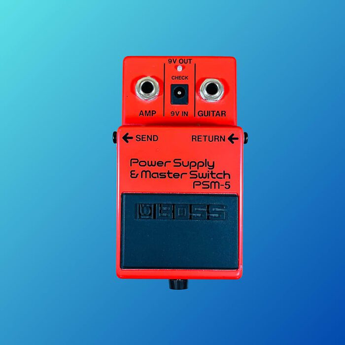 Boss PSM-5 Power Supply & Master Switch (Red Label) 1984 - 1990 Red