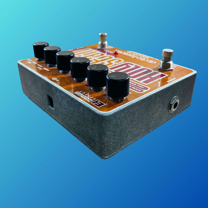 Electro-Harmonix Holy Stain Multi-Effects Pedal: Distortion / Reverb / Pitch / Tremolo 2008 - Present Orange / Red - Image 4