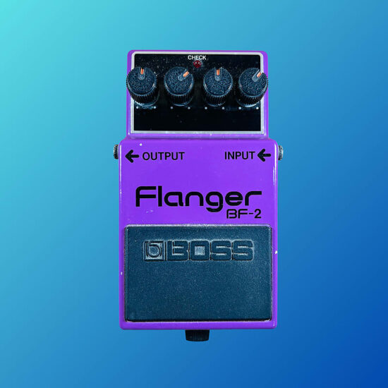 Boss BF-2 Flanger (Green Label) 1984 - 1990 Purple