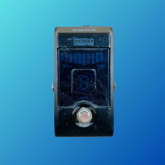 Korg Pitchblack Chromatic Guitar/Bass Tuning Pedal 2010s Black