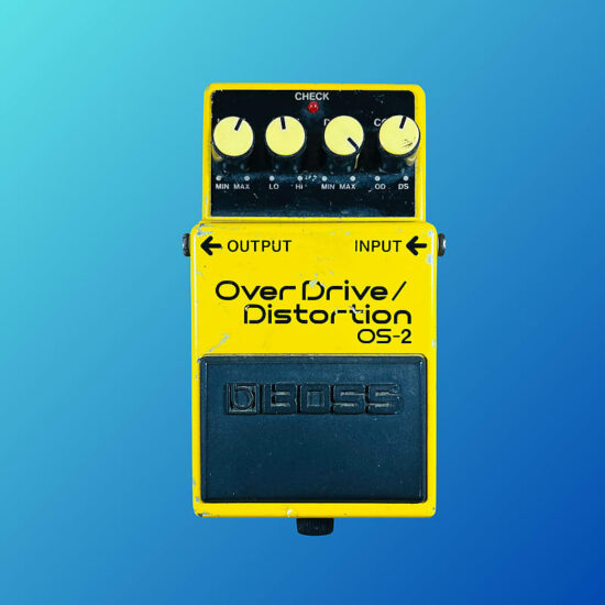 Boss OS-2 OverDrive/Distortion (Silver Label) 1990 - Present Yellow