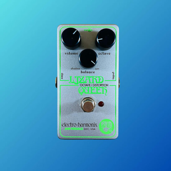 Electro-Harmonix / JHS Nano Lizard Queen Octave Fuzz 2023 - Present Silver / Green