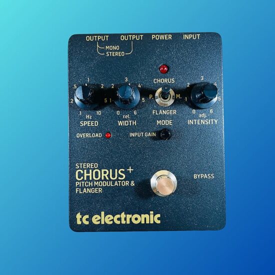 TC Electronic SCF Gold Stereo Chorus + Pitch Modulator & Flanger Reissue 2022 - Present Black