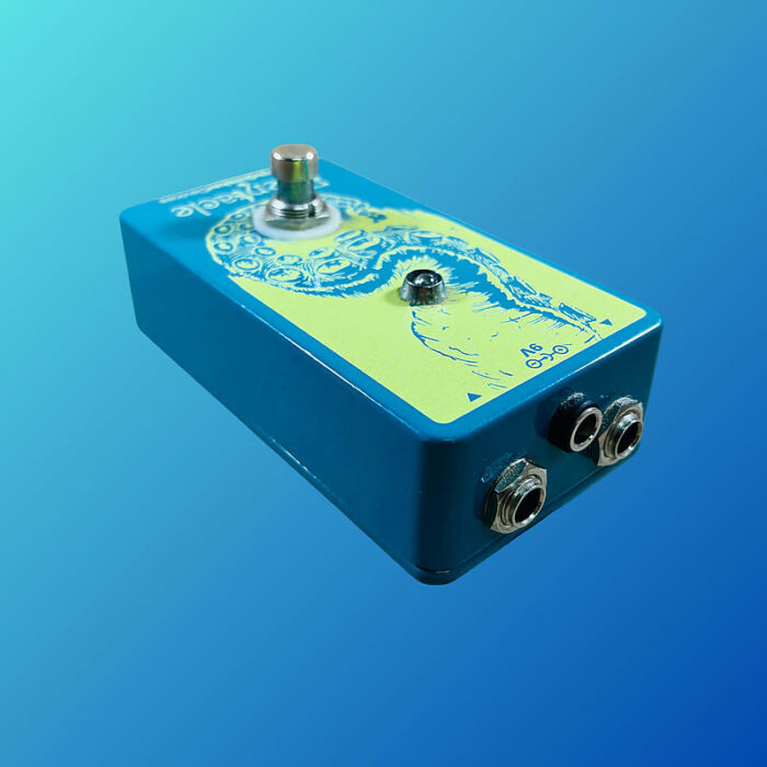 EarthQuaker Devices Tentacle Analog Octave Up 2015 - 2017 Teal / Yellow Print - Image 3