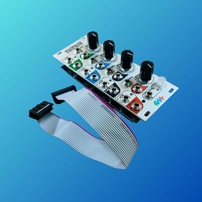 4MS Quad Clock Distributor 2010s Silver - Image 3