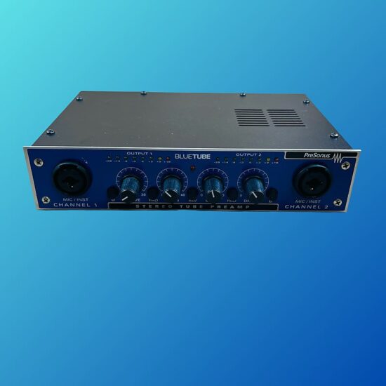 PreSonus Bluetube Stereo Tube Preamp 1990s Blue