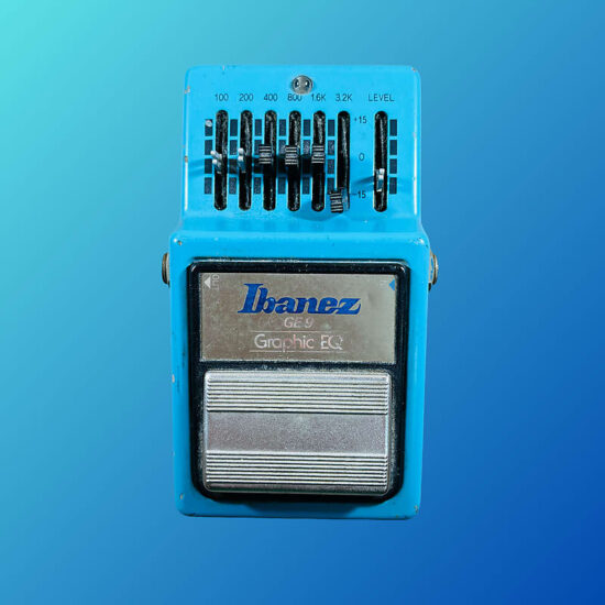 Ibanez GE9 Graphic EQ 1980s Blue