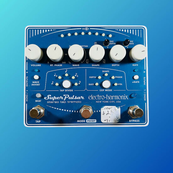 Electro-Harmonix Super Pulsar Stereo Tap Tremolo 2015 - Present Blue