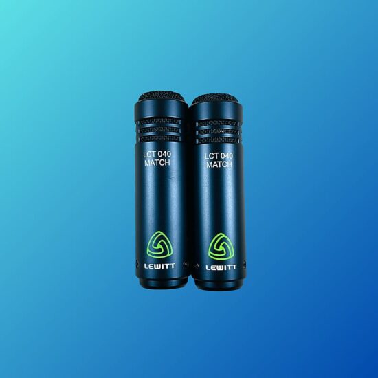 Lewitt LCT 040 MATCH Small Diaphragm Cardioid Condenser Microphone Stereo Pair 2019 - Present Black