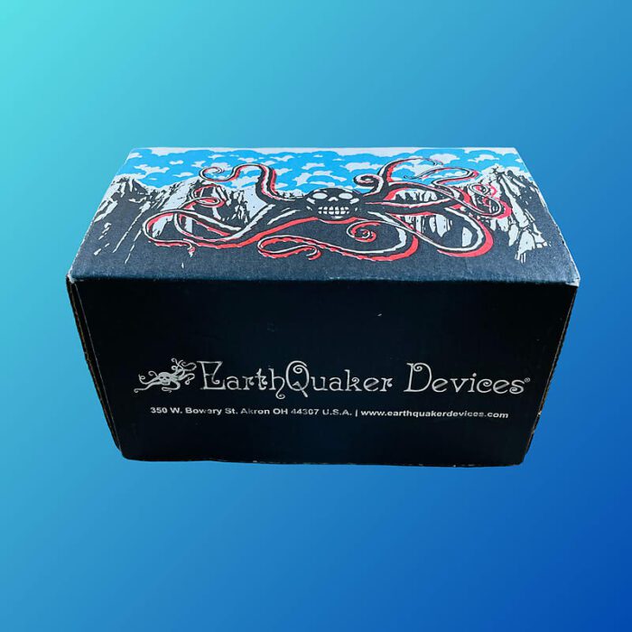 EarthQuaker Devices Black Ash Endangered Fuzz 2018 Black Texture / White Print - Image 4