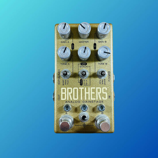 Chase Bliss Audio Brothers Analog Gain Stage 2017 - 2018 Gold