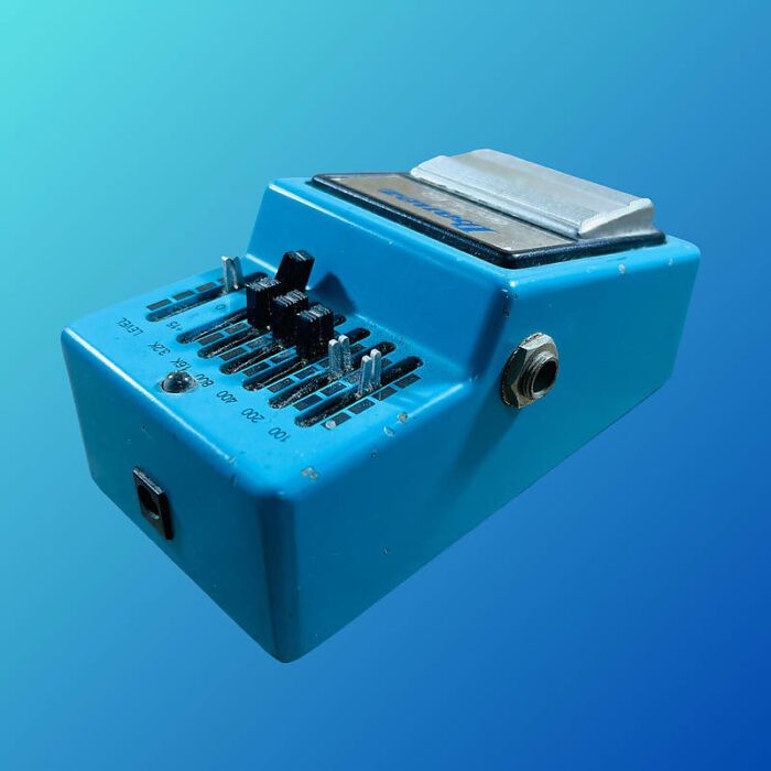 Ibanez GE9 Graphic EQ 1980s Blue - Image 4