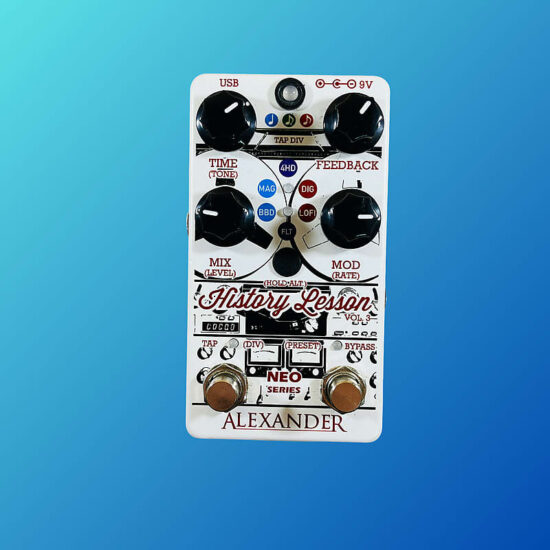 Alexander Pedals NEO Series History Lesson V3 Delay 2020 White