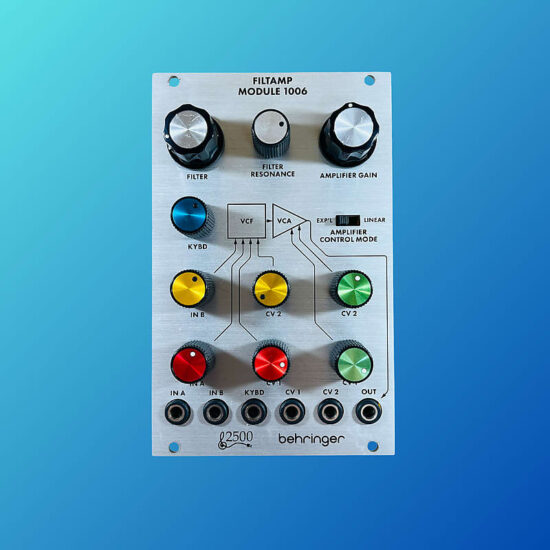 Behringer 1006 FiltAmp 4-Pole VCF / VCA Eurorack Module