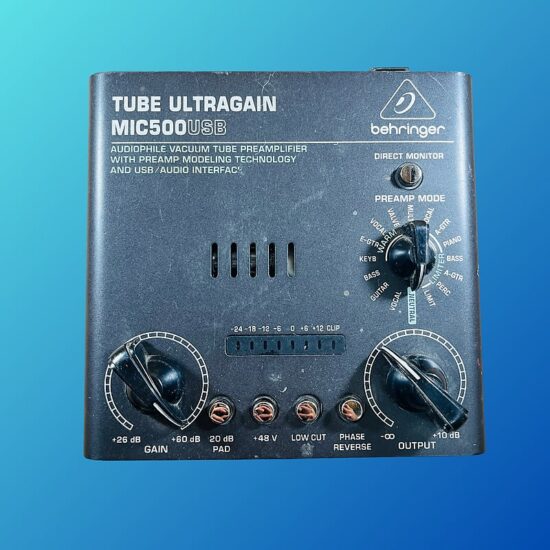 Behringer MIC500USB Tube Ultragain Mic Preamp
