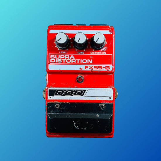 DOD Supra Distortion FX55-B Red 1990s