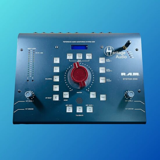 Heritage Audio RAM System 2000 Desktop Monitor Controller with Bluetooth
