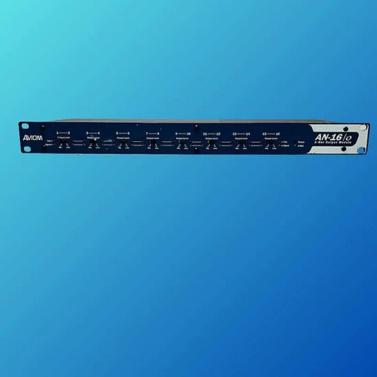 Aviom AN-16/o 16-Channel Analog Output Module 2000s - Blue