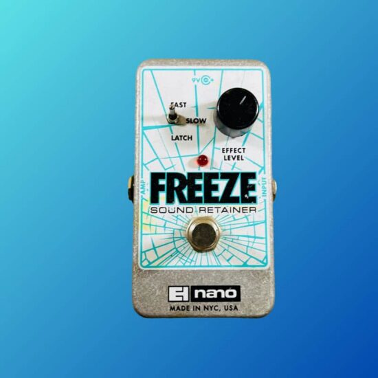 Electro-Harmonix Freeze Nano Sound Retainer Sustain Pedal 2010 - Present - Blue / Gray