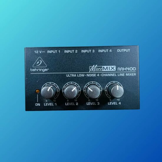 Behringer MICROMIX MX400 Ultra Low-Noise 4-Channel Line Mixer