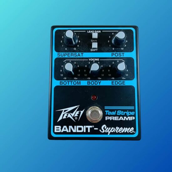 Peavey Bandit Supreme Teal Stripe Preamp