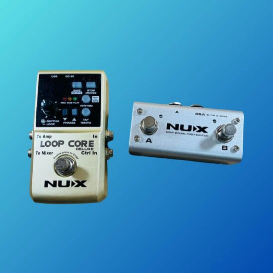 NuX Loop Core Deluxe with NMP-2 Dual Footswitch
