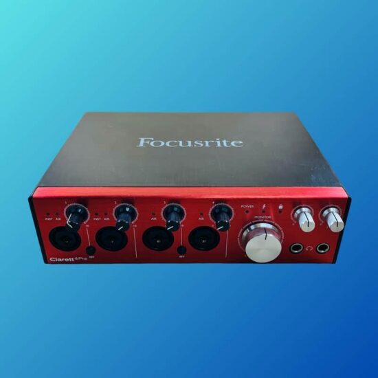 Focusrite Clarett 4Pre Thunderbolt Audio Interface 2010s - Red