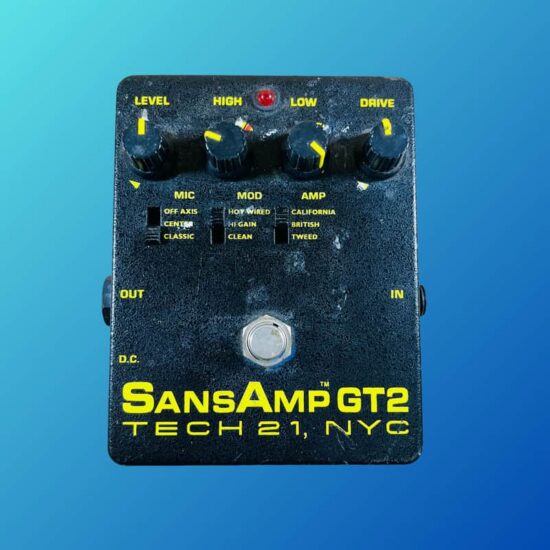 Tech 21 SansAmp GT2 Tube Amp Emulation Pedal