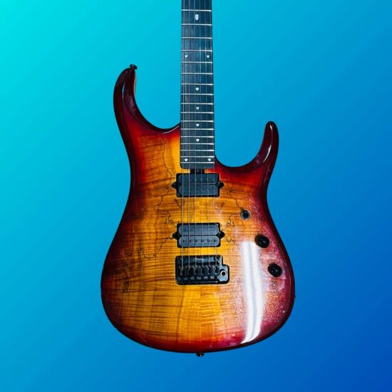Sterling JP150D SM John Petrucci Signature DiMarzio 2021 Blood Orange Burst