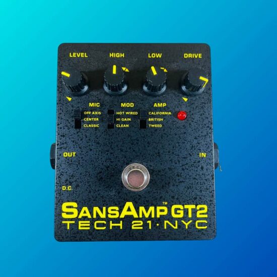 Tech 21 SansAmp GT2 Tube Amp Emulation Pedal
