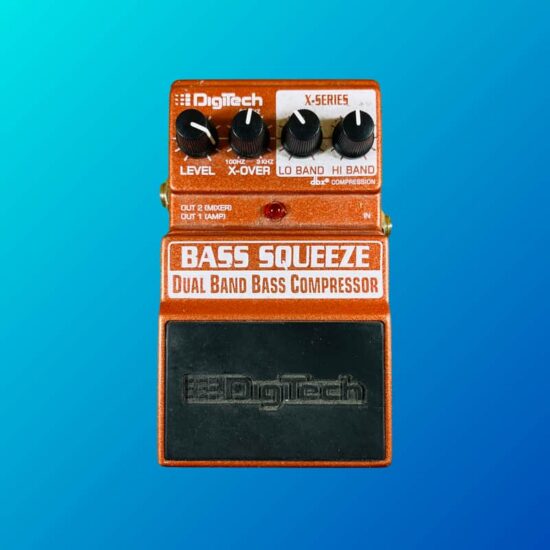 DigiTech Bass Squeeze Dual Band Bass Compressor Pedal