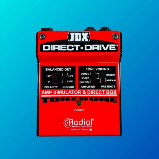 Radial JDX Direct-Drive Analog Amp Simulator