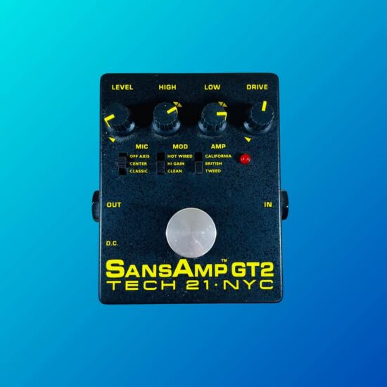 Tech 21 SansAmp GT2 Tube Amp Emulation Pedal