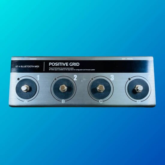 Positive Grid BT4 Bluetooth MIDI Pedalboard Controller