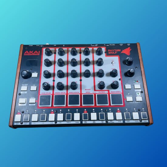 Akai Rhythm Wolf Analog Drum Machine and Bass Synthesizer